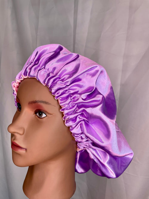 Bonnet en Satin réversible