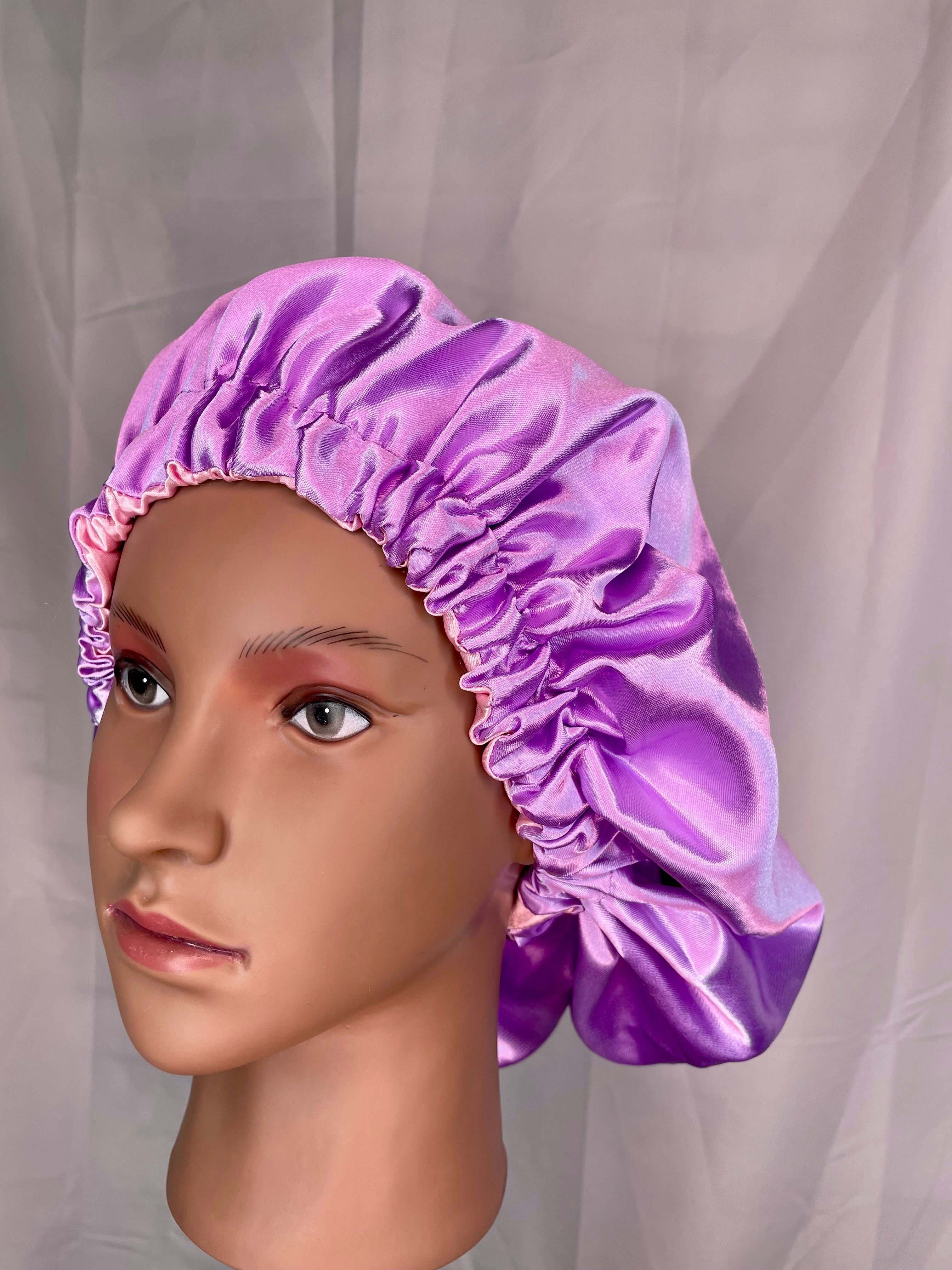 Bonnet en Satin réversible