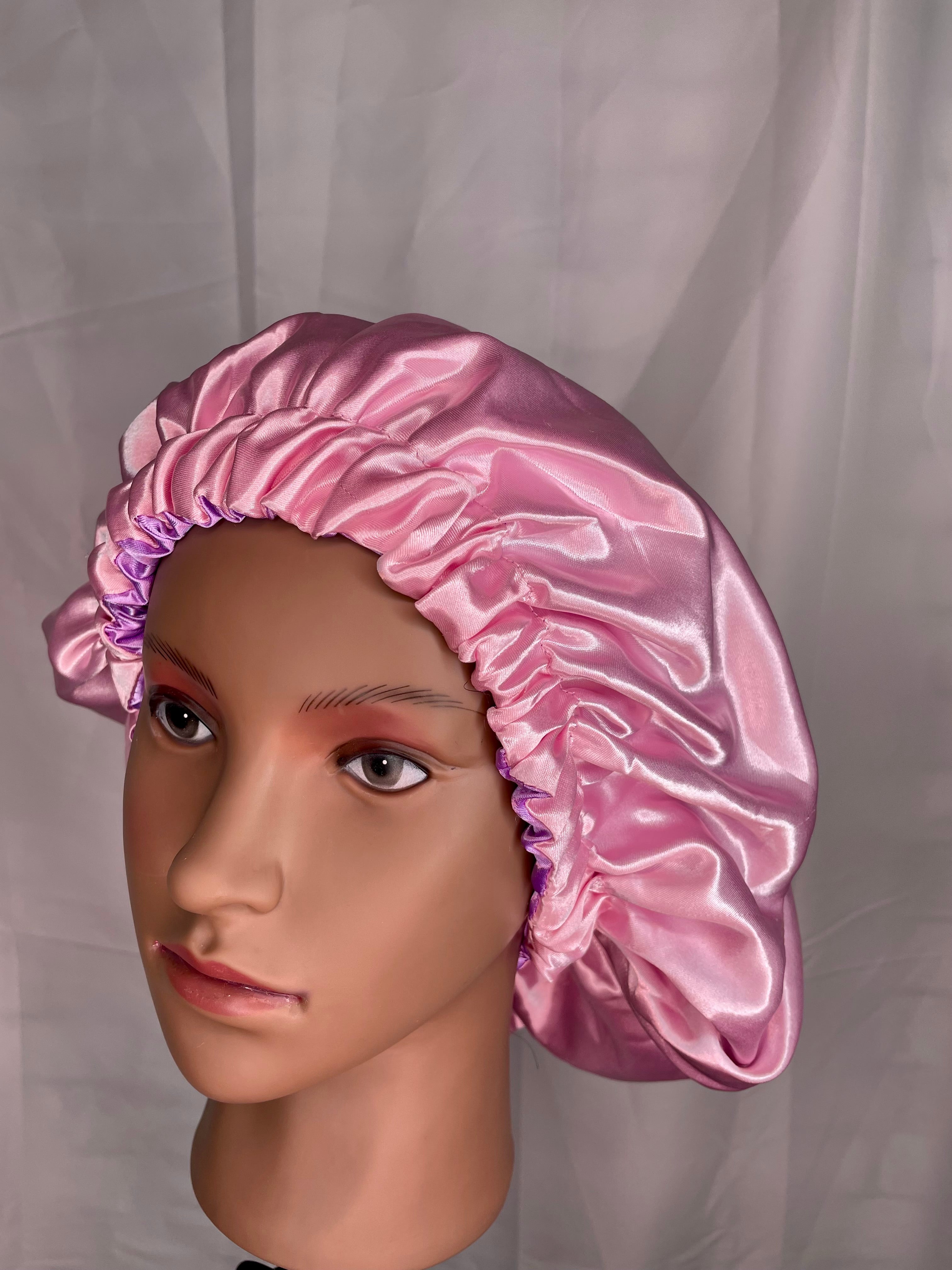 Bonnet en Satin réversible